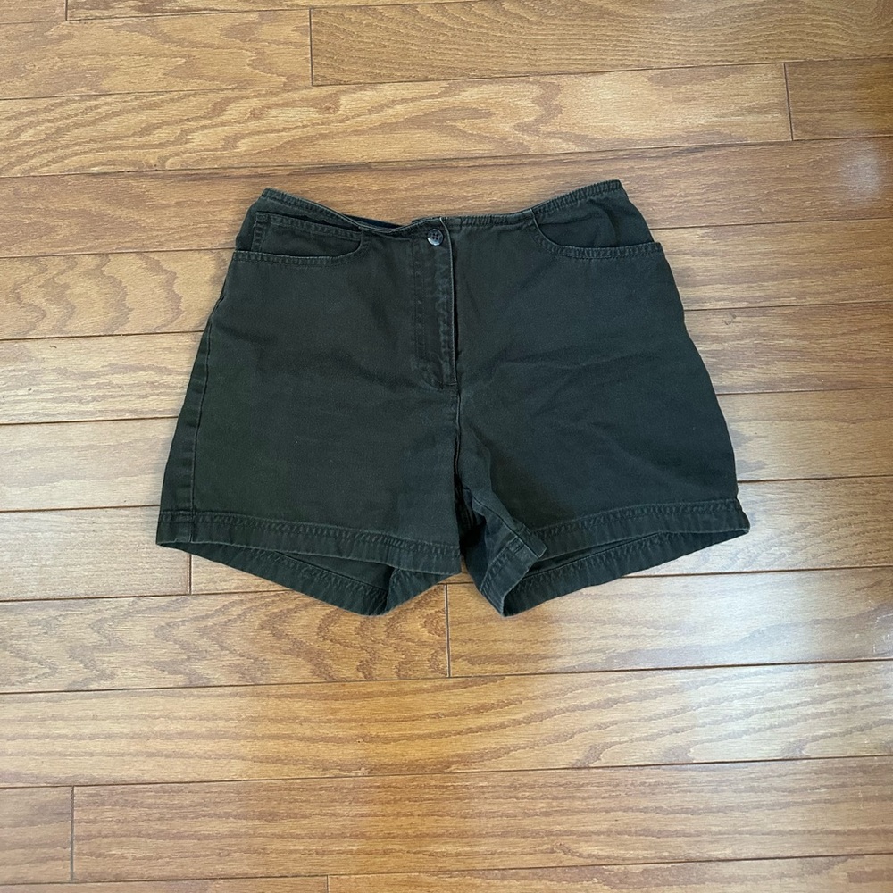 size 2 khaki material shorts